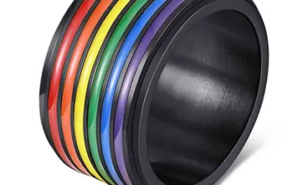 Spinning ring 12mm bred / LGBT+