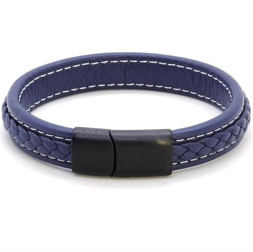 Major Blue / Læderarmbånd