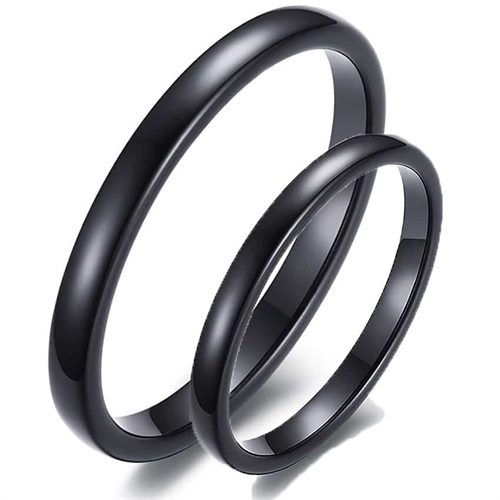 Tungsten forlovelsesring “Black”