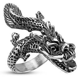 Fingerring “China Dragon” Stål