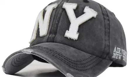 Grå NY baseball cap