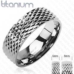 “Titanium” Ring som forlovelse eller enkeltvis.