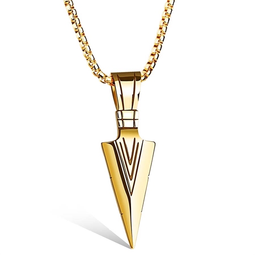 Halssmykke “Triangle” Gold