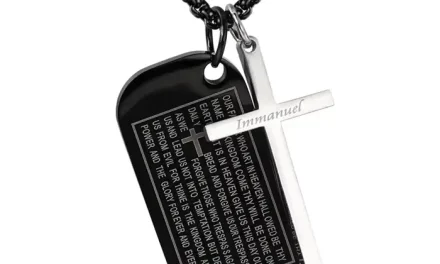 Bible Dog Tags and Cross / halskæde