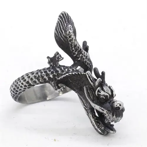 Fingerring “China Dragon” Stål